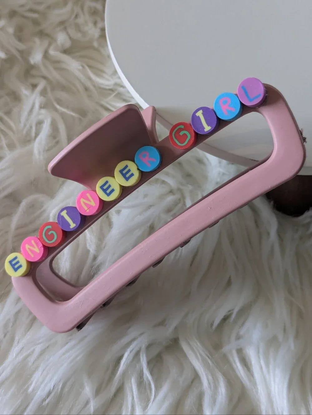 Engineer Girl Hair Clip Claw Style Handcrafted | NWT